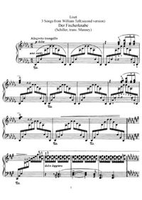 Trois chansons de Guillaume Tell - Franz Liszt